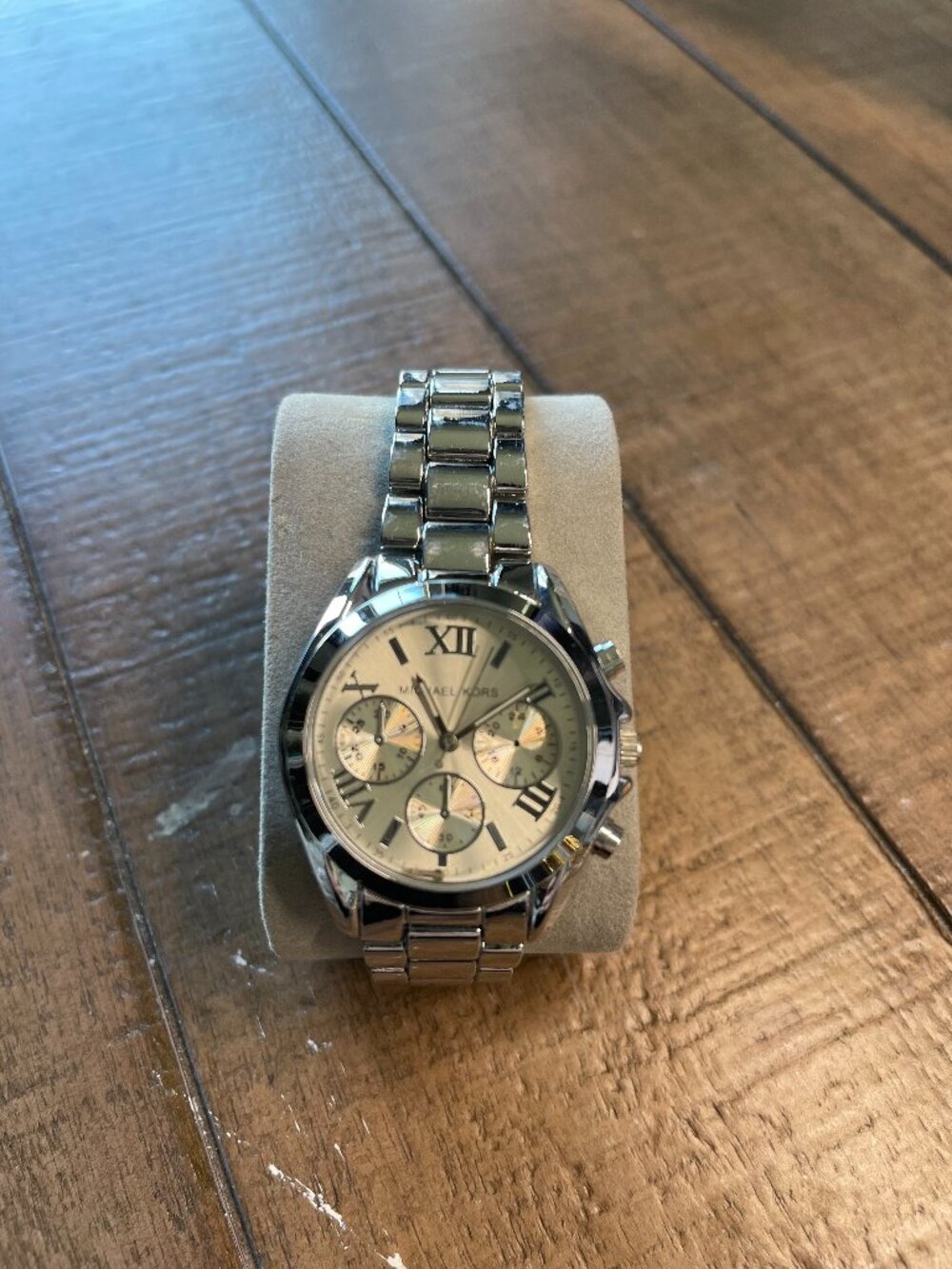 Michael Kors Womens Silver Chronograph Watch